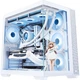 Корпус для комп'ютера Thermaltake Steel Shadow Transparent EX Seaside View, білий (материнська плата ATX/Type-C/підтримка водяного охолодження 360 мм/10 позицій для вентиляторів/сумісність з відеокартою 4090) - изображение 3