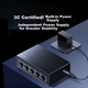 UGREEN 5-портовий гігабітний Ethernet-комутатор, мережевий розгалужувач/розширювач, 1-в-2/4, 4-портовий мережевий перетворювач для систем відеоспостереження, комутатор-концентратор для бізнесу, дому, гуртожитку 35492 - зображення 9