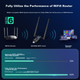 Бездротова мережева карта EDUP Tri-Band AX3000, WiFi 6 для настільних комп'ютерів та ноутбуків, бездротовий WiFi приймач, гігабітний високошвидкісний USB 3.0 приймач для Windows 10/11, EP-AX1672 - изображение 9