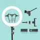 Кільцева лампа RING FILL LIGHT QX-360 36 см 14" з трьома тримачами без підставки - зображення 3