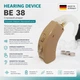 Слуховий апарат Hearing Systems BE38 мініатюрний та потужний для втрати слуху до 100 дБ (Середня III ступінь - Важка IV ступінь) - изображение 3