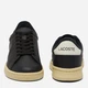 Чоловічі кеди шкіряні низькі Lacoste 11780571 46.5 Чорні (1159863256) - зображення 4