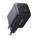 Мережевий зарядний пристрій UGREEN X514 USB-C+USB 20W GaN Fast Charger Black (65737) - зображення 2