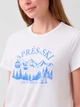 Футболка хлопковая женская GAP 161192718 M Молочная (1159862878) - изображение 4