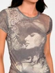 Футболка жіноча Guess 339171861 L Коричнева (1159862913) - зображення 4