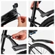 Крыло велосипедное West Biking YP0714035 переднее и заднее быстросменные с светоотражающей вставкой на зад - изображение 2