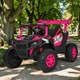 Дитячий електромобіль Bambi Racer M 6347EBLR-8, пульт 2.4G, Bluetooth, колеса EVA, рожевий - зображення 3