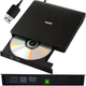 Зовнішній привод CD-R DVD рекордер USB 3.0 для ноутбука 314 г чорний Izoxis SE0693 - зображення 1