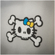 Водонепроницаемая наклейка стикер Hello Kitty для телефона 7.6х5.6 см белый M-Tac SE0521 - изображение 4