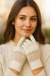 Перчатки No Brand One size Белый 7001183 - изображение 3