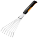 Грабли веерные нержавеющая сталь 44.3 см для уборки Fiskars SE1590 - изображение 1