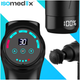Перкуссионный массажный пистолет 30 уровней 12 насадок для тела черный Isomedix SE0670 - изображение 2