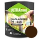 Емаль алкідна глянсова ULTRAtone ПФ-115 2,8 кг Шоколадна - изображение 1