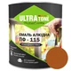 Емаль алкідна глянсова ULTRAtone ПФ-115 2,8 кг Жовто-коричнева - изображение 1
