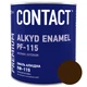 Емаль алкідна глянцева Contact ПФ-115 0.9 кг шоколадна - изображение 1