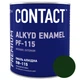 Емаль алкідна глянцева Contact ПФ-115 0.9 кг темно-зелена - изображение 1