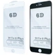 Защитное стекло 6D Full Glue iPhone 6 Plus Black - изображение 1