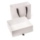 Подарочная коробка Primo White 23 х 20 х 8,5 см с ручками, Белая - изображение 4