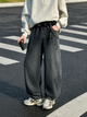 Джинсы LNYB для мальчика подростка широкие baggy skater,Темно-синий 158 - изображение 1