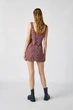 Сукня Pull & Bear сливовий в візерунки MUNPM765 M - изображение 4