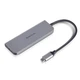USB Hub REAL-EL CQ-700, Type-C, Серый - 356097 - изображение 3