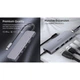 USB Hub REAL-EL CQ-700, Type-C, Серый - 356097 - изображение 4
