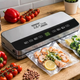 Вакууматор для продуктов с дисплеем с автоматической запайкой Zepline ZP-00359 Вакуумный упаковщик 200 Вт 20 пакетов - изображение 1