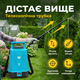 Аккумуляторный опрыскиватель 2000МА Dozer 27х18х44см 8л для удобрения дезинфекции сада теплицы синий - изображение 3