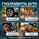 Акумуляторний портативний автокомпресор 12 бар бездротовий насос для шин 4000 мАг з автостопом і цифровим LED-дисплеєм - зображення 4