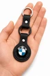 Брелок натуральная кожа BMW ручная робота 40 мм - изображение 3