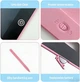 Графический планшет доска Primo NST130 12" для рисования и заметок - Pink - изображение 7