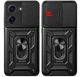 Чехол Primo Shockproof для Xiaomi Redmi A5 - противоударный, с подставкой и шторкой для камеры - Black - изображение 2
