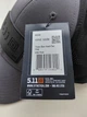 Тактична бейсболка 5.11 Tactical Topo Box Vent-Tac сіра з чорним розмір універсальний - зображення 10