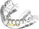 Капа Opro Gold Braces під брекети доросла вік 11+ Clear (102506006) (Gold_Braces_Clear) - зображення 8
