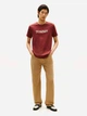 Футболка хлопковая длинная мужская Tommy Hilfiger 681032842 M Бордовая (1159862813) - изображение 3