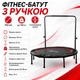 Фітнес-батут Prof1 для дітей і дорослих, спортивний батут для двору, дому та дитячого майданчика - зображення 1