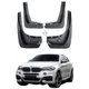 Брызговики BMW X6 F16 для авто в M пакете 2014-2018 комплект 4шт. - изображение 1