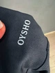 Лосини жіночі Oysh style 124 широкий пояс висока талія дайвінг nanofit L чорні - зображення 4