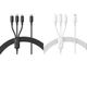 Кабель Baseus Silky One-for-Three Fast Charging Type-C to Micro USB+Lightning+Type-C 100W 1.5m Cluster Black (P10377706123-00) - зображення 10