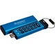 USB флеш накопитель Kingston 128GB IronKey Keypad 200 Type-C Encrypted Blue USB 3.2 (IKKP200C/128GB) - изображение 4