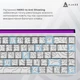 Клавіатура Ajazz NK68 Red Switch White USB-C (NK68-R-S-W) ( 17528 ) - изображение 17