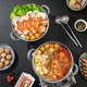 Двосторонній гарячий горщик Maxcook з нержавіючої сталі 316, 32 см з кришкою, сумісний з газовими та індукційними плитами, MCT2003 - изображение 6