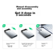 Корпус EAGET Type-C 3.1 для SSD/HDD 2.5/3.5" алюминиевый - изображение 9