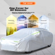 RATHBONE, повний чохол для автомобіля Geely Boyue Pro, захист від сонця, дощу та вітру, захист від снігу, тканина Оксфорд, універсальний чохол для автомобіля на всі сезони - зображення 6