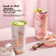 Термокухоль FUGURNG BESTJOY з трубочкою 520 мл White, Cherry Blossom - зображення 4
