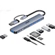Док-станция расширения Acer Type-C, USB 3.0-концентратор, адаптер для чтения SD/TF-карт, совместимая с компьютерами Huawei, Android, MacBook, конвертер, Eight-I - изображение 1