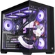 Корпус для комп'ютера Thermaltake (TT) Steel Shadow Transparent EX Seaside View, чорний (материнська плата ATX/Type-C/підтримка водяного охолодження 360 мм/10 позицій для вентиляторів/для відеокарти 4090) - изображение 1
