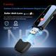 Fanmu Bluetooth MP3-плеєр без втрат якості, портативний, для студентів, спортсменів, бігунів, для прослуховування музики англійською мовою, USB-флешка, мобільний пристрій, пряме підключення USB-C BF05 32G - зображення 8