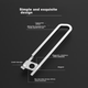 Брелок YORA магнитный из титанового сплава, для ключей от машины - изображение 5