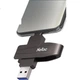 Твердотільний флеш-накопичувач Netac 256 ГБ USB 3.2, флеш-накопичувач US8 Type-C з двома інтерфейсами, швидкість читання 530 МБ/с, швидкість запису 450 МБ/с, мобільний SSD для телефонів та комп'ютерів, блискавично швидка продуктивність - изображение 1
